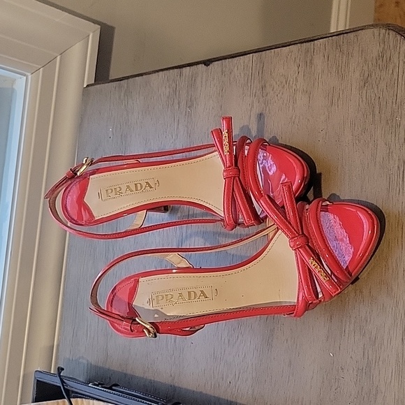 Authentic Prada Red Heels - Picture 4 of 4